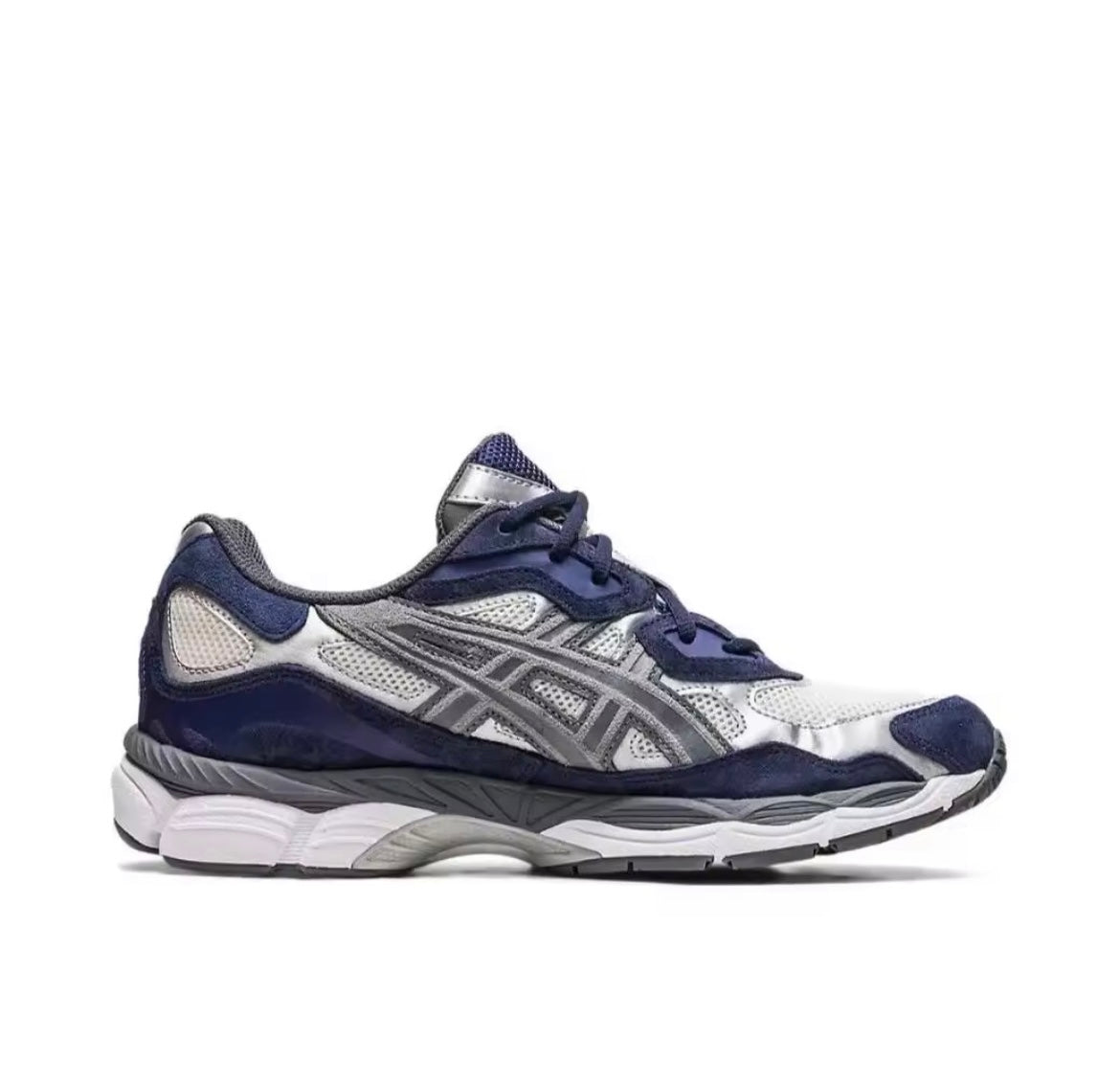 Asics gel blauw grijs wit