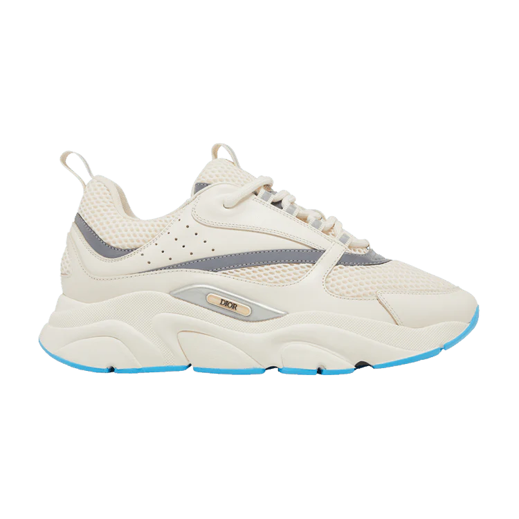 Dior b22 wit / blauw zool