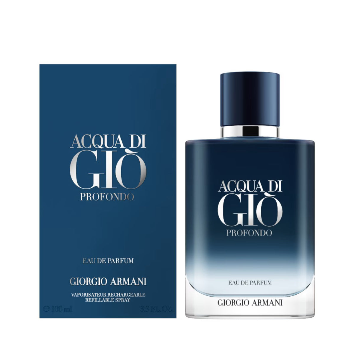 ACQUA DI GIÒ HOMME PROFONDO EAU DE PARFUM REFILLABLE 100ML