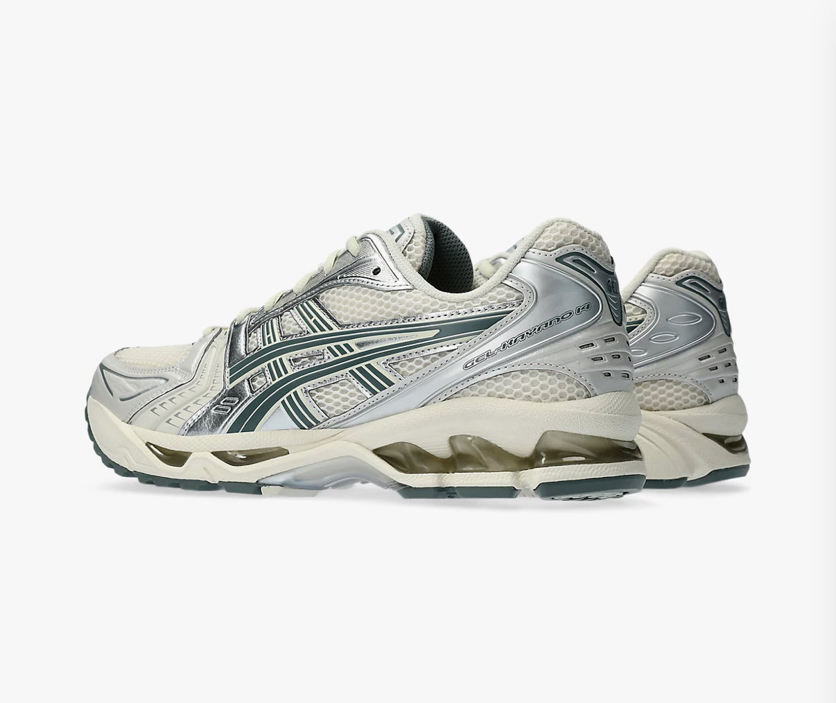 Asics gel kayano 14 wit zilver