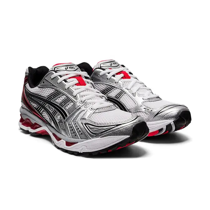 Asics gel kayano 14 wit zilver rood