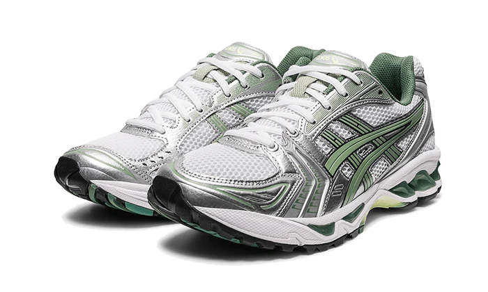 Asics gel kayano 14 zilver groen