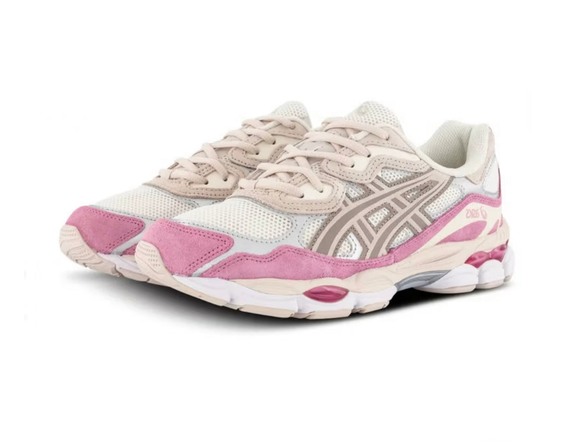 Asics gel roze zilver wit