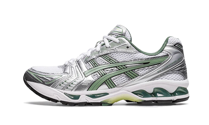 Asics gel kayano 14 zilver groen