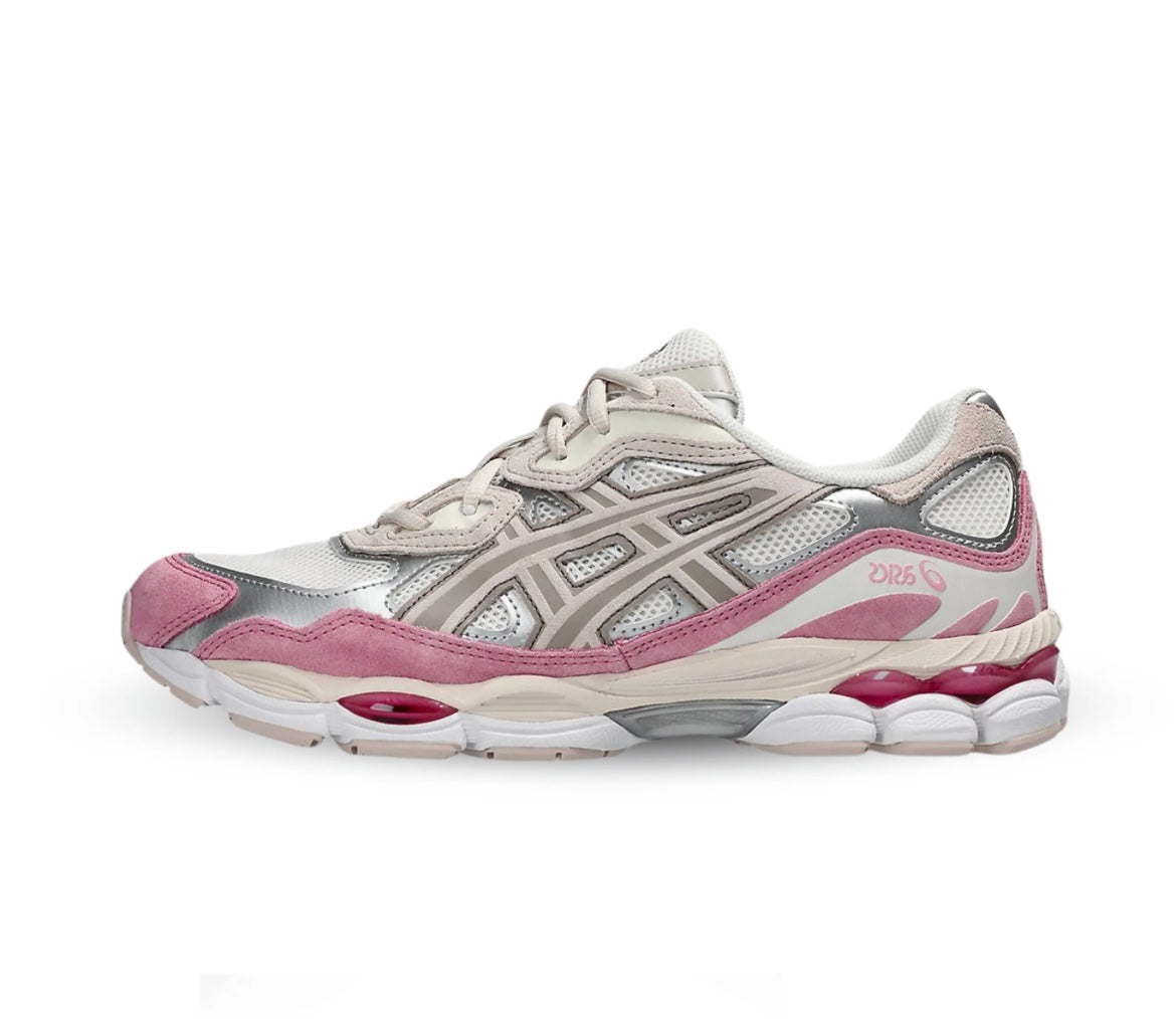 Asics gel roze zilver wit