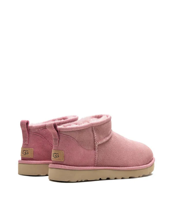 Uggs classic ultra mini roze bruin