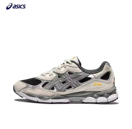 Asics beige grijs zwart