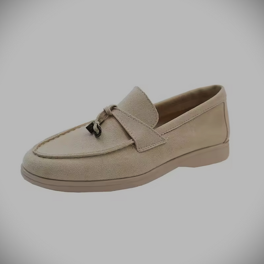 WF loafers suede -beige