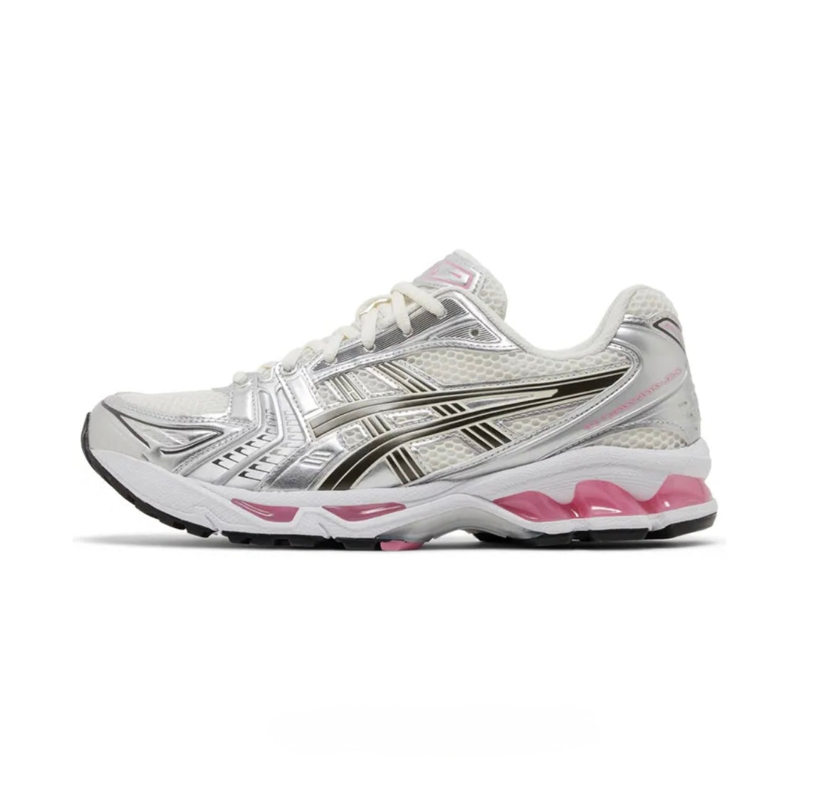 Asics gel kayano 14 wit silver roze