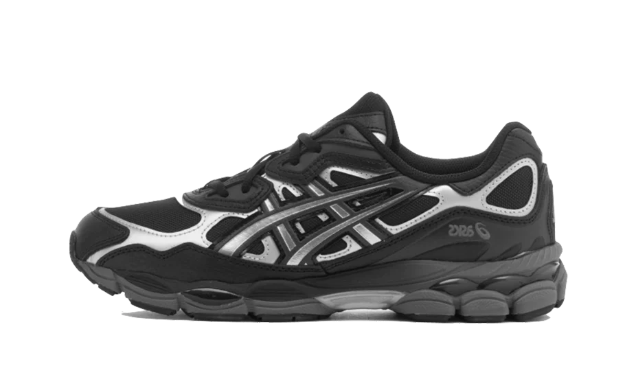 Asics gel zwart zilver