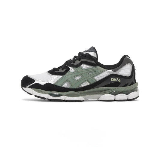Asics zwart groen zilver