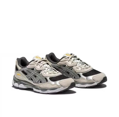 Asics beige grijs zwart