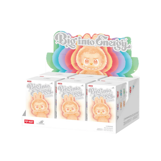 POP MART LABUBU THE MONSTERS BIG INTO ENERGY VINYL FACE BLIND BOX 6pc