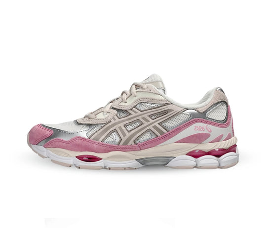 Asics gel roze zilver wit
