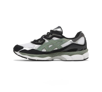 Asics zwart groen zilver
